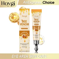 HOYGI Bee Venom Eye Cream Fade Dark Circles Hydrating Firming Eye Bags Removal Anti Puffiness Reduce Wrinkles Eye Area Skin Care