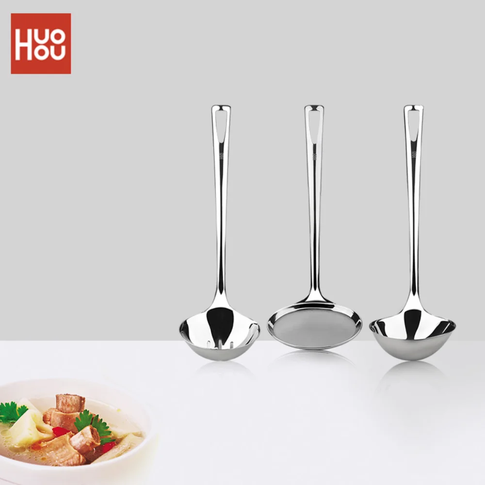 

Huohou-304 Кухонная ложка из нержавеющей стали, мелкая сетка, плавающая пена, сетчатый фильтр для рыбалки, кухонная посуда с ложкой для горячего горшка