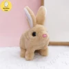 Cute Funny Interactive Electronic Pet Rabbit Toy With Sound Motion Function Perfect Gift For Kids Desktop Decoration 6