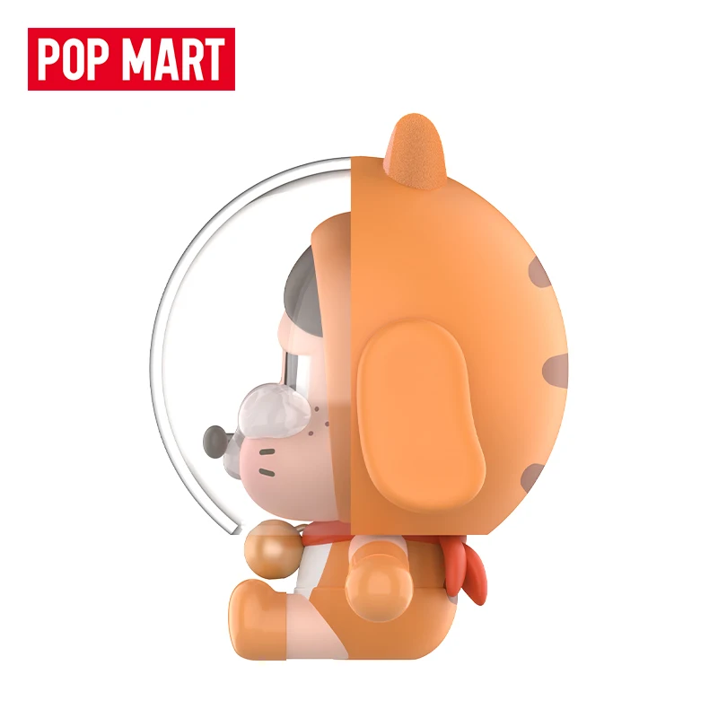 Genuine Popmart Crybaby Space Cat Orange Series Figurines Desktop