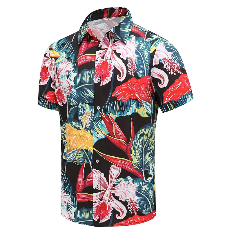 thumbnail image 1 of Camisetas deportivas de ciclismo para hombre, ropa con estampado 3D, camisa de playa hawaiana, camisetas de manga corta Y2k, ropa de moda, blusa con solapa, 1 of 5
