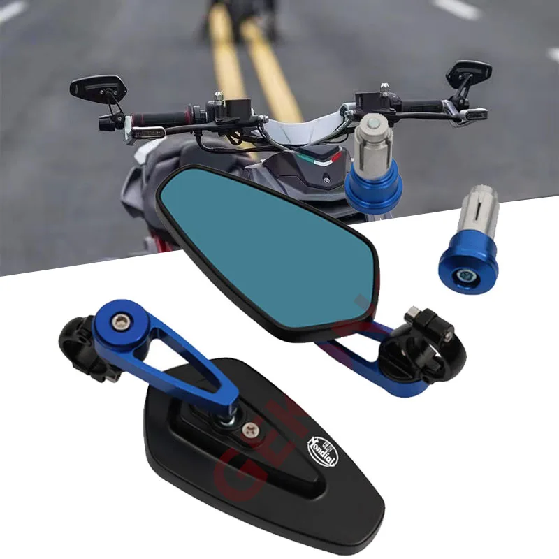 Per Fb Mondial Flat Track 125 Hps 125 250 Hipster Hps 300 Hps 300 Manopole Moto End Specchietto Retrovisore Laterale