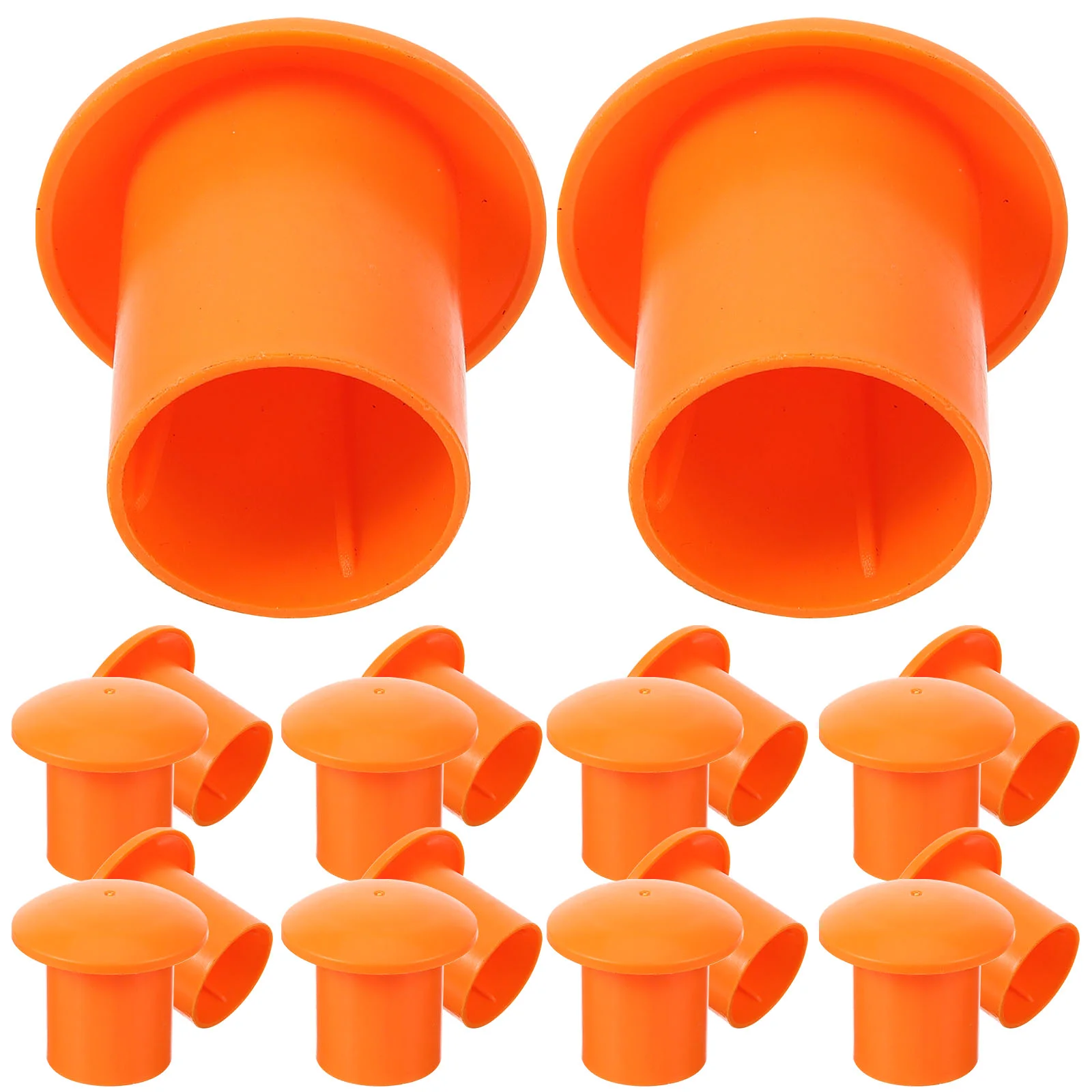 40 Pcs Steel Bar Protective Cap Rebar End Protectors Sleeve Cover Protector Construction Industry Plastic End Mushroom