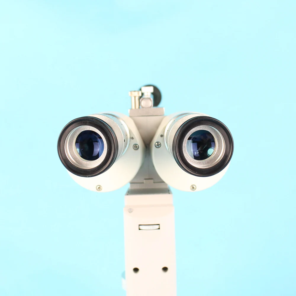 Ophthalmic Portable Slit Lamp Handheld Microscope Two Batteries Aluminum Carry Case