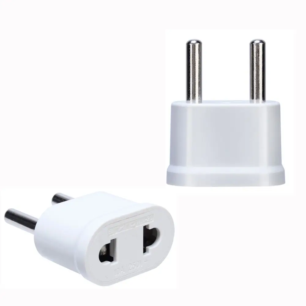 Mini Travel US To EU Adaptor Charger Conversion plugs Adapter Plug Converter Socket