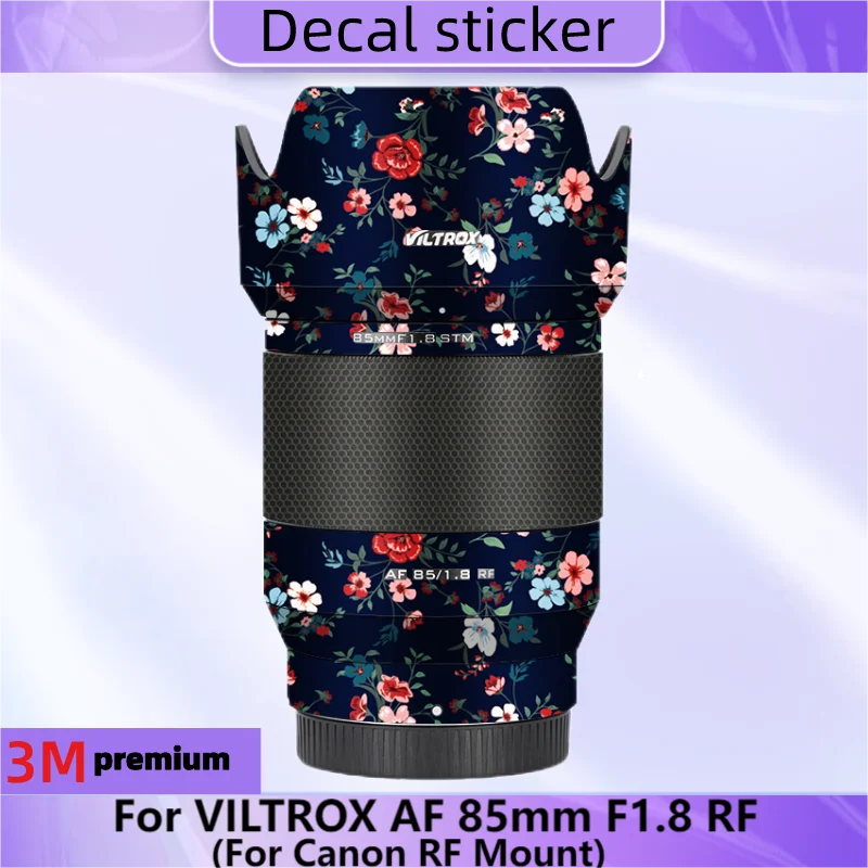 Per Viltrox Af 85Mm F1.8 Rf Per Canon Rf Mount Lens Sticker Pellicola Protettiva Per Decalcomanie Della Pelle Cappotto Protettivo Antigraffio Af85 F/1