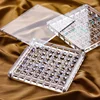 36/64/100 Grids Desk Organizer Acrylic Seashell Display Box with Magnets Starfishs Trinket Storage Case for Bead Nail Jewelry 1