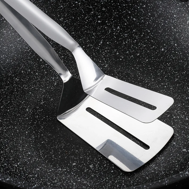 Stainless Steel Steak Clip Fried Fish Shovel Thickened Barbecue Clip Barbecue Home Kitchen Fried Steak Shovel Food