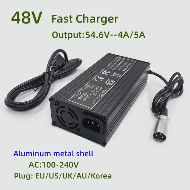 48v Lead Acid Electric Motorcycle Charger  Electric Bicycle Battery Charger  Plug - Chargers - Aliexpress