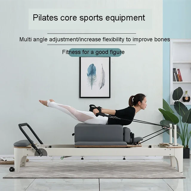 Pilates core bed trainer fitness equipment small white bed yoga