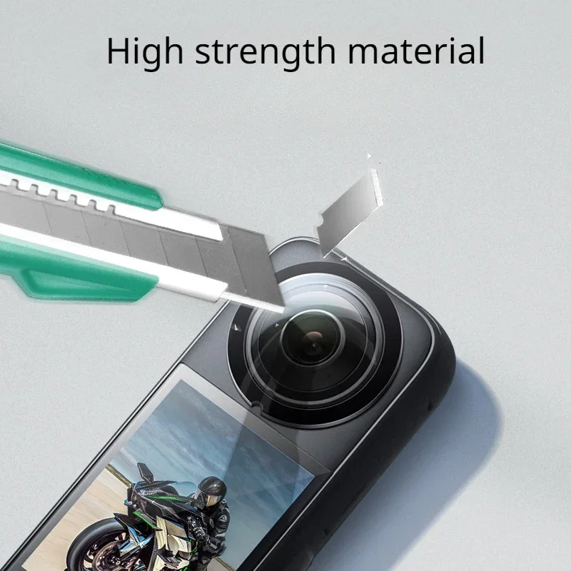 카메라 바디 스티커 보호대 커버 키트, 렌즈 캡, Insta 360 ONE X3 용 접착제 포함, 33mm 렌즈 가드, 1 세트