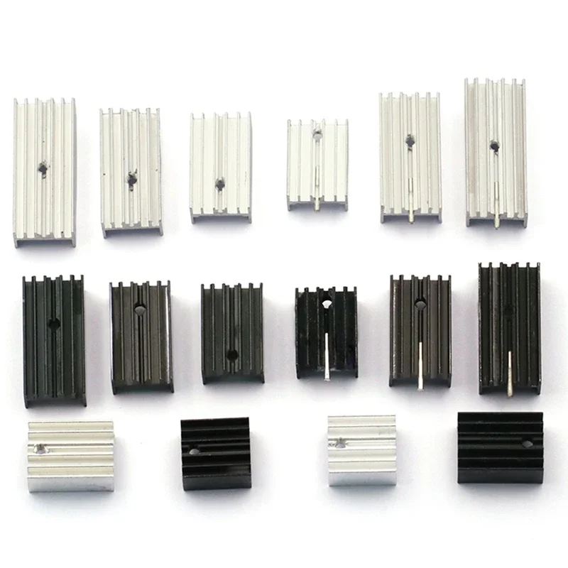 YOSOO refroidisseur en aluminium Radiateur de dissipateur de chaleur en aluminium 100 pièces