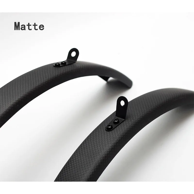 2pcs carbon fiber bicycle fender for Brompton Folding bike front and rear mudguard fender