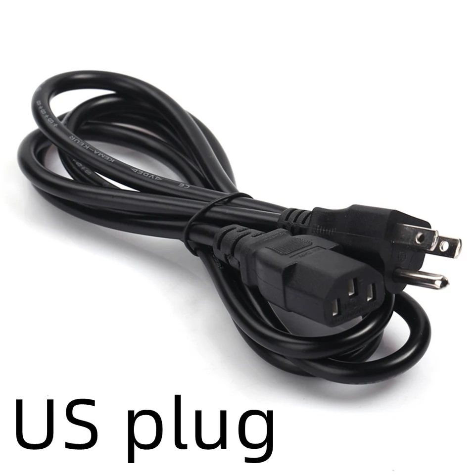 ZBLZGP Power Cord EU Plug 3pin AC Power Cable IEC C5 3 Prong...