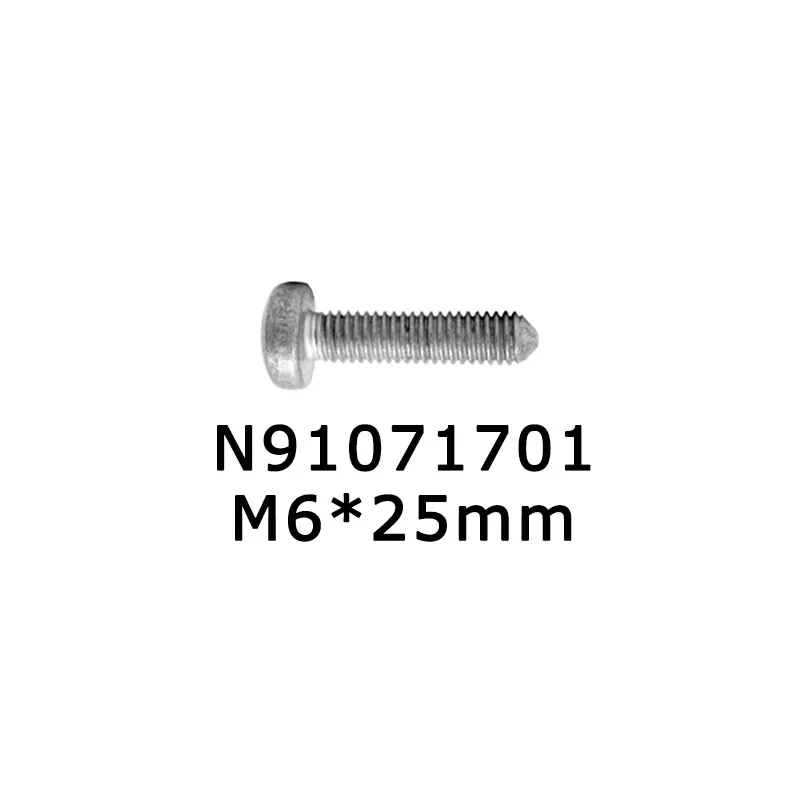 1pc Oil Pan Mounting Screws Hexagon Socket Flat Head Bolt N91071701 for VW B5 Audi N 910 717 01 M6x25mm