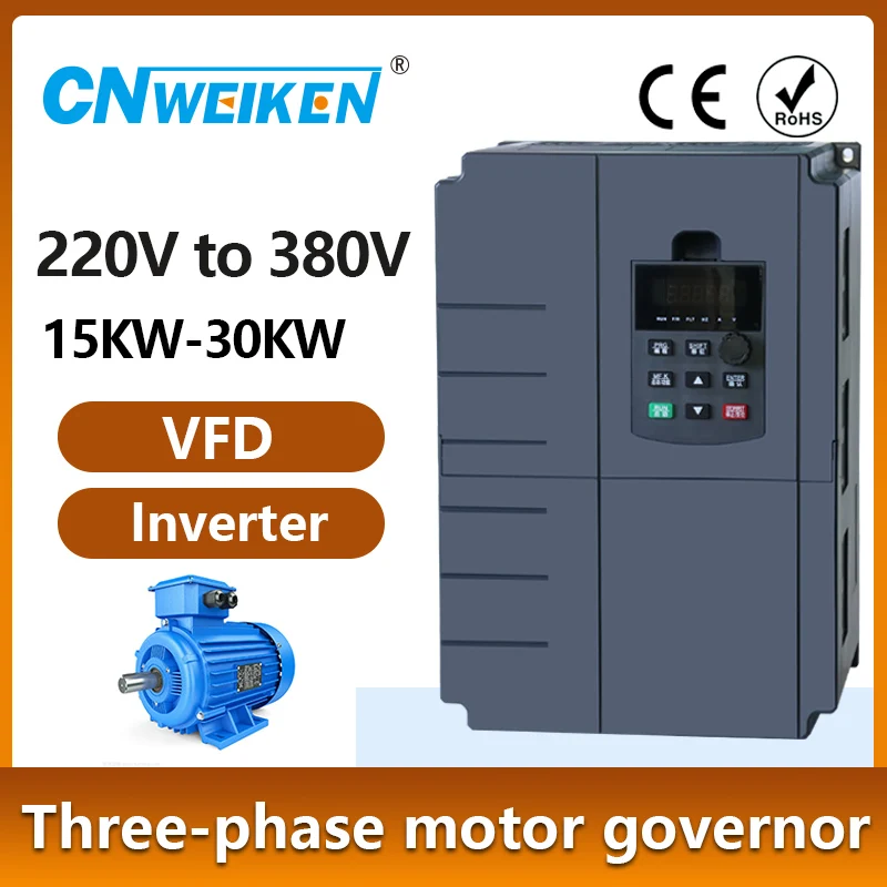 Vfd 220V A 380 15Kw-22Kw Ac Variatore Di Frequenza Regolatore Di Velocità Trifase Inverter Motore Inverter Vfd Inverter
