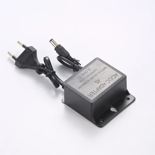ESCAM Power Supply AC DC Charger Adapter 12V 2A EU US Plug Waterproof Outdoor for Monitor CCTV CCD Security Camera 4