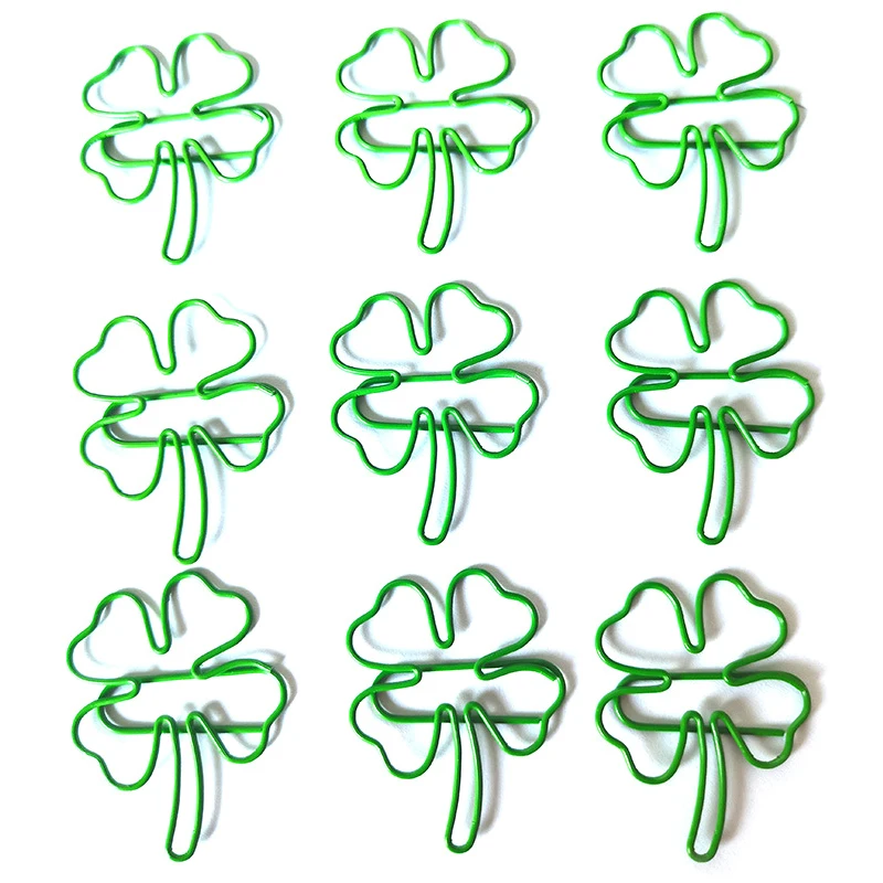 【좋음】10/100PCS 음표가 있는 종이 클립 사무용품 동물 종이 클립 불규칙한 모양의 다채로운 종이 클립