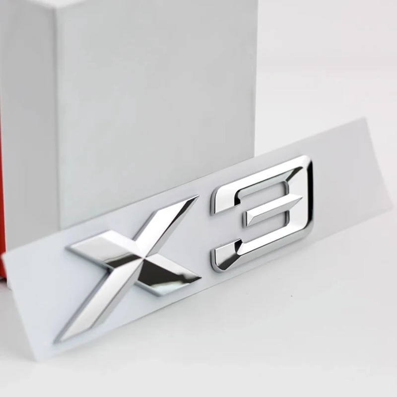 Premium 3D Car Fender Emblem Trunk Badge Sticker - Sleek Auto Logo Accessories