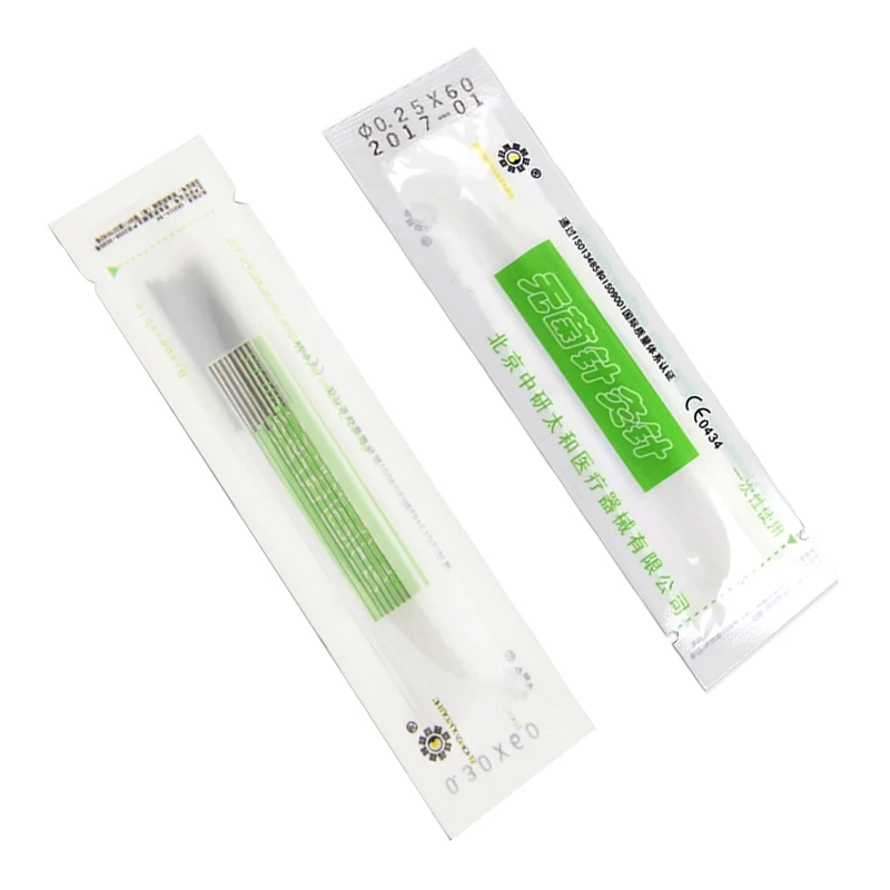 500 Pcs Disposable Acupuncture Needles with Tube