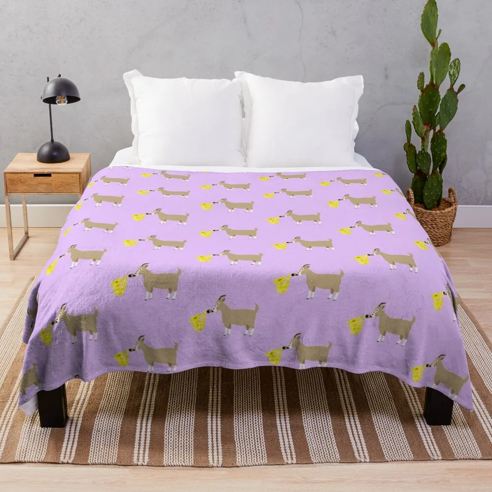 

Saxophone Goat Throw Blanket Blankets For Baby