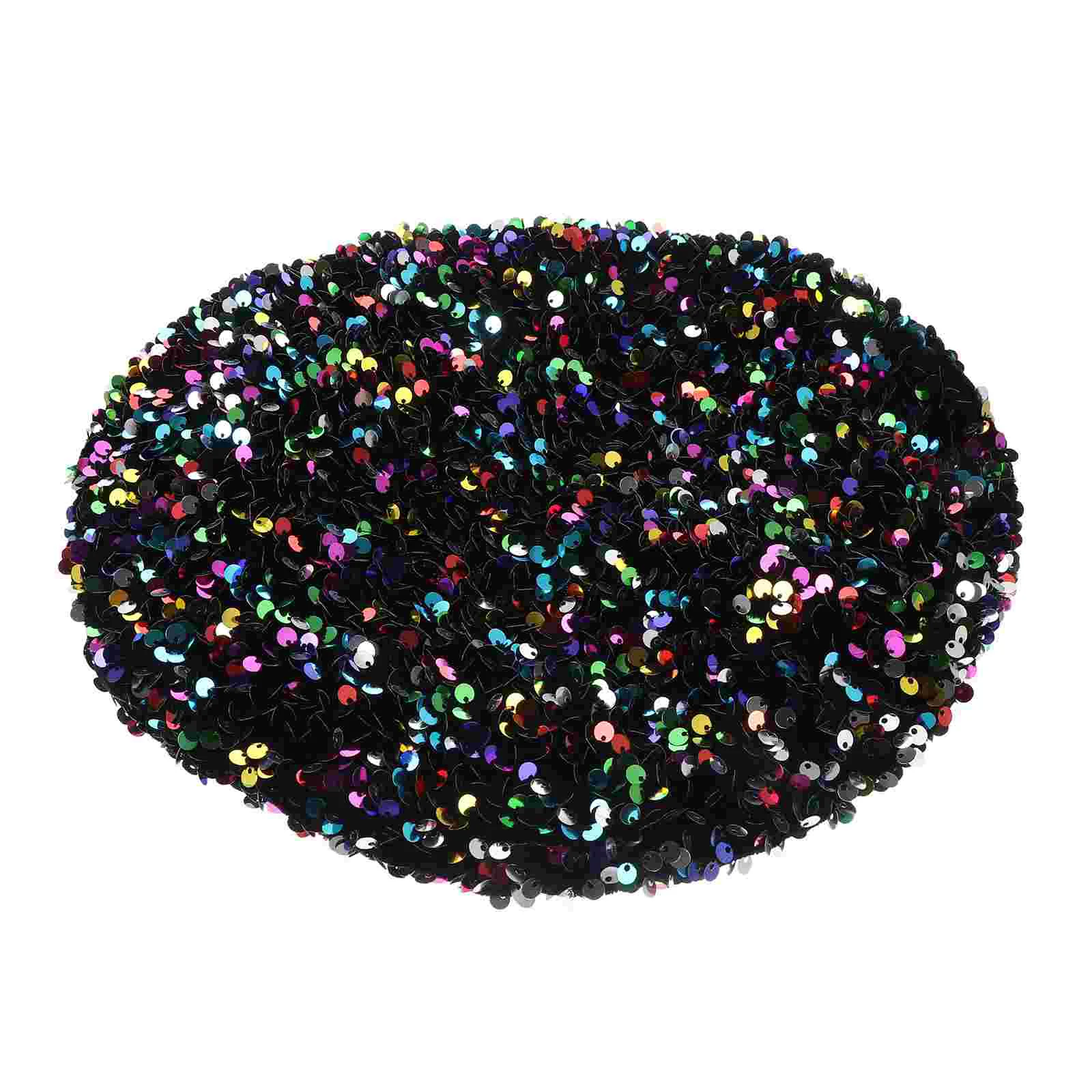 

Vintage Clothes Sequined Beret for Women Sequins Fancy Fashion Shiny Women's