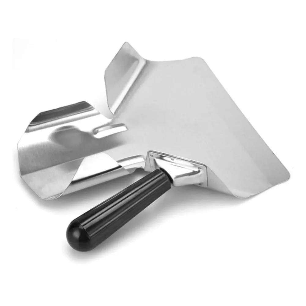 Kitchen Gadget Baking Tool Shovel French Fries Shovel Stainless Steel Special for Hamburger Popcorn Packing