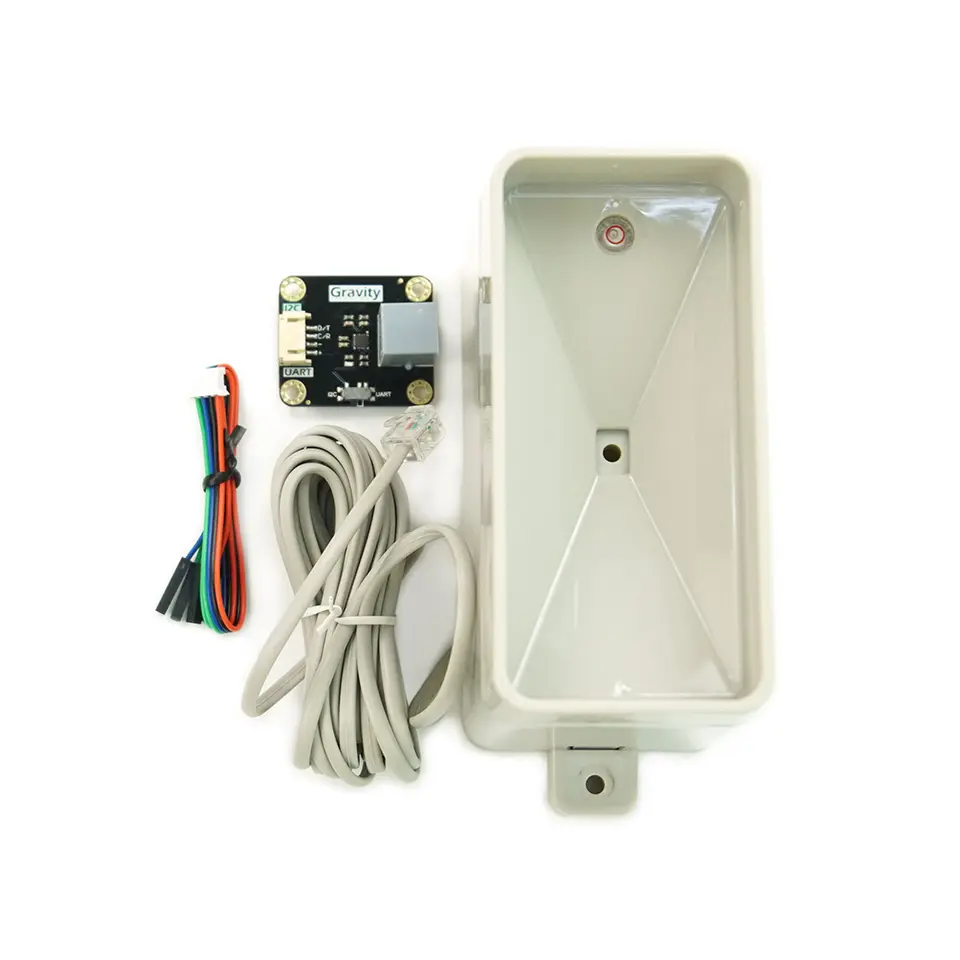 DFRobot Gravity Tipping Bucket Rain Gauge Rainfall Sensor I2C UART For Weather Environmental Monitoring Stations Smart Farms image 5