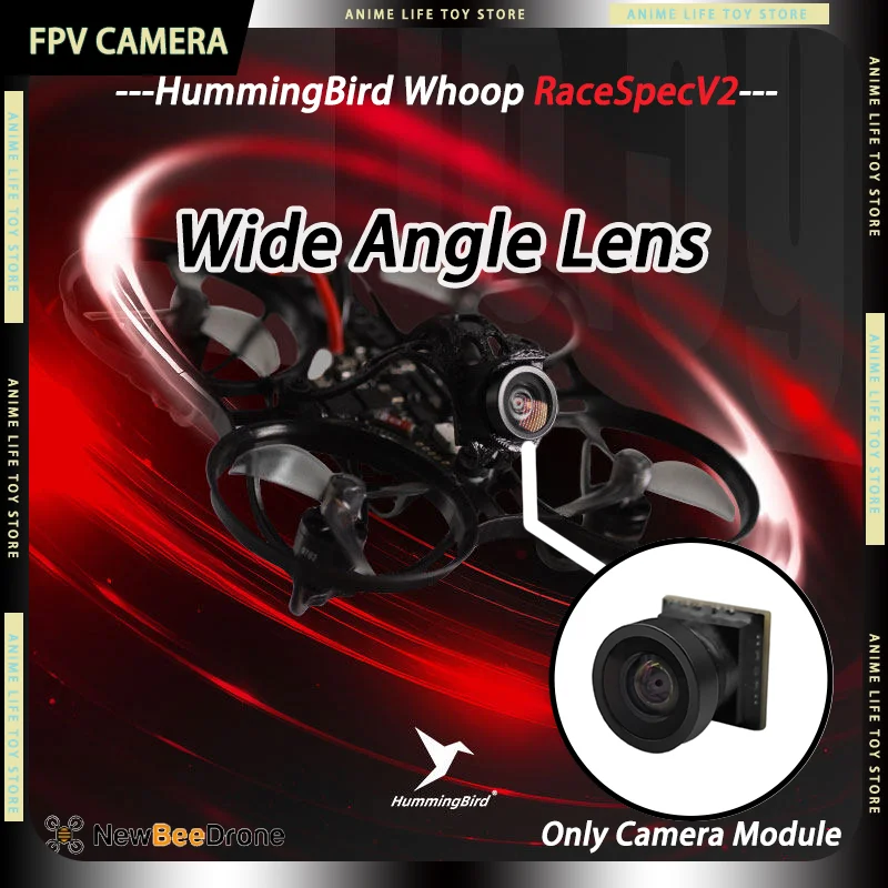 Module caméra grand angle BeeEye V2 800TVL pour drone FPV
