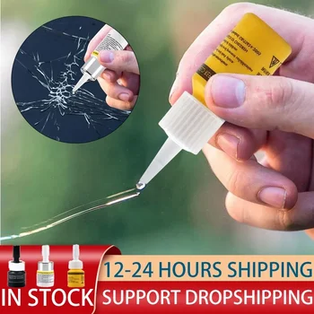 Kit di riparazione dello schermo del telefono per finestrino dell'auto fai-da-te Colla per polimerizzazione del vetro Auto Scratch Crack Ripristino lo strumento di riparazione del parabrezza Accessori per auto