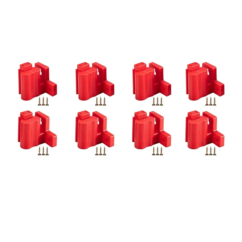 

8Pcs Wall Mount Machine Electric Tool Holder Bracket Fixing Devices Fit Storage Rack Power Tools For M12 12V Battery