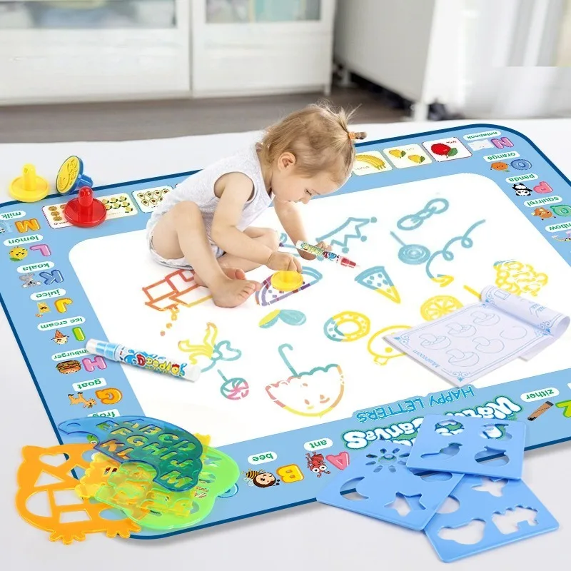 Reusable Magic Water Drawing Mat for Kids Educational Toy