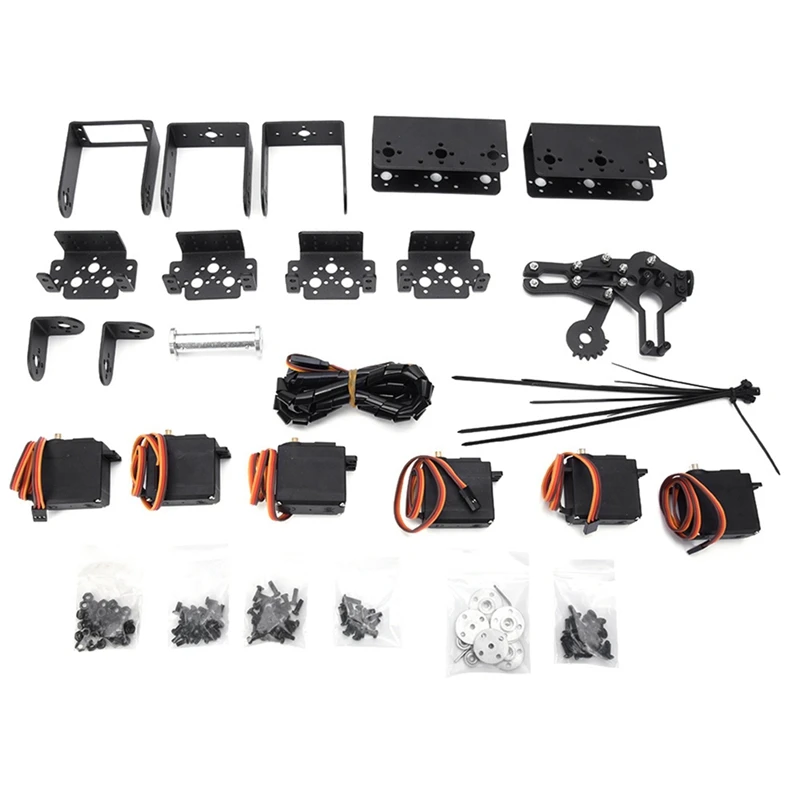 ABZZ-6DOF Robot Mechanical Arm Clamp Claw Kit DOF Manipulator Industrial Grade Manipulator For Robotics 5
