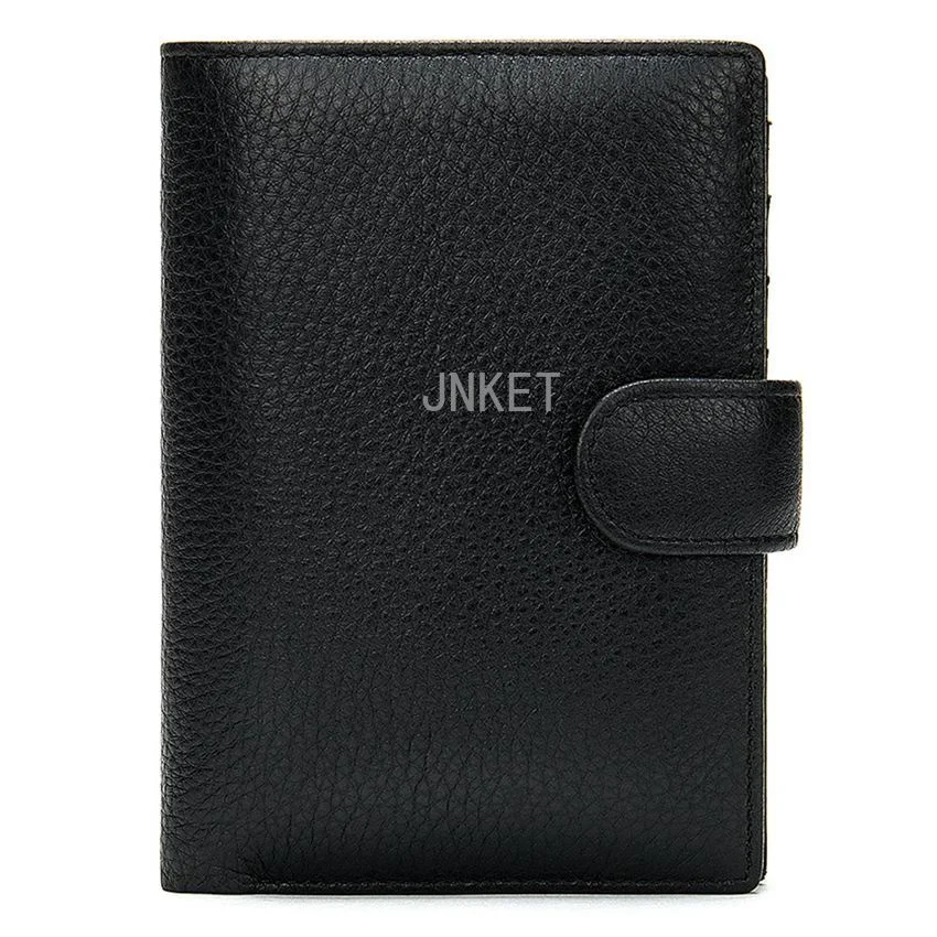 Wallet Men's Short Cow Leather Wallet Card Holder Wallet Multi-card Coin Purse