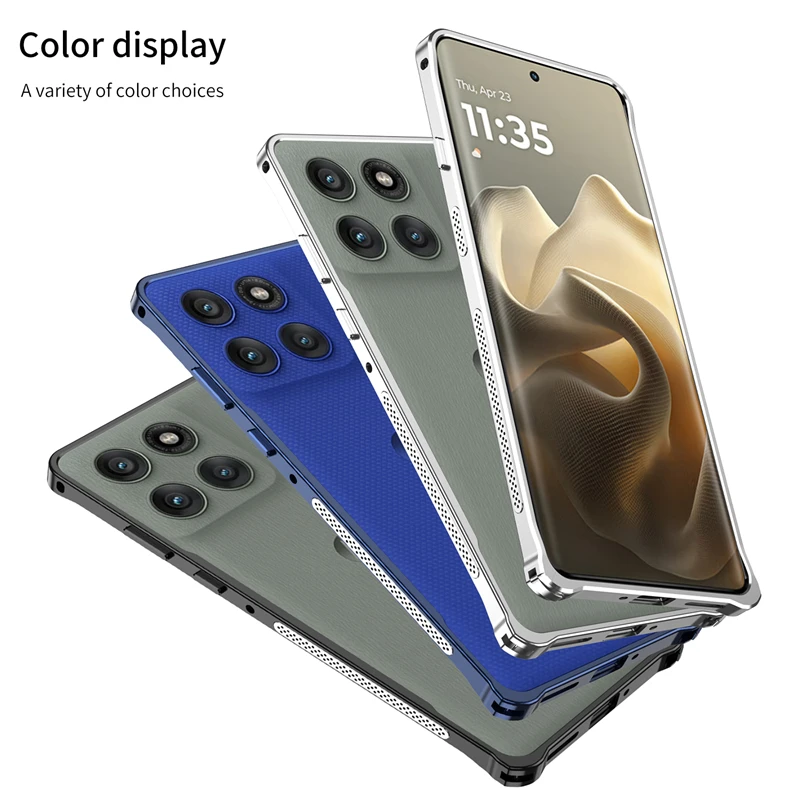 Aluminium Alloy Cooling Phone Case with Metal Border