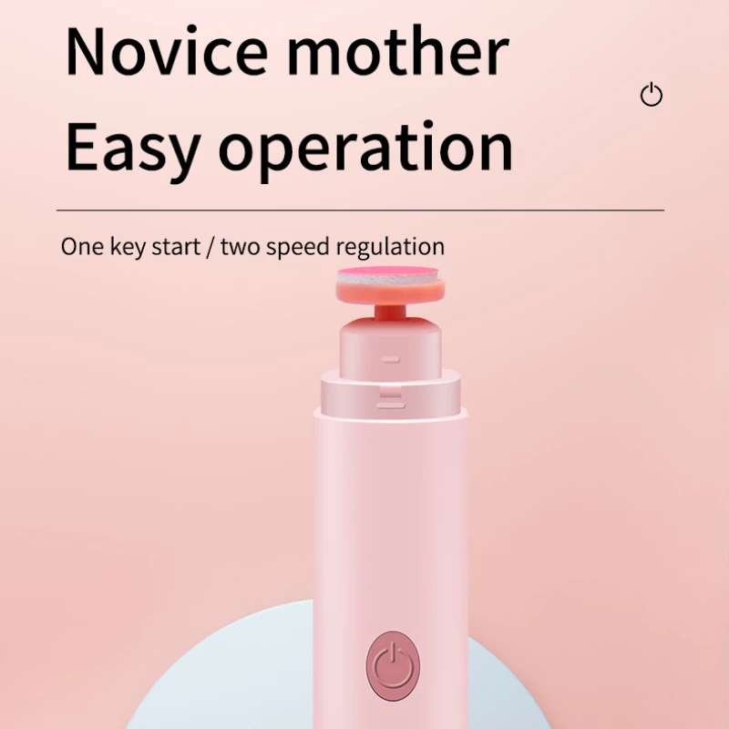 Electric Baby Nail Trimmer Kid Nail Polisher Tool Infant Manicure Scissors Baby Hygiene Kit Clipper Cutter for Newborn