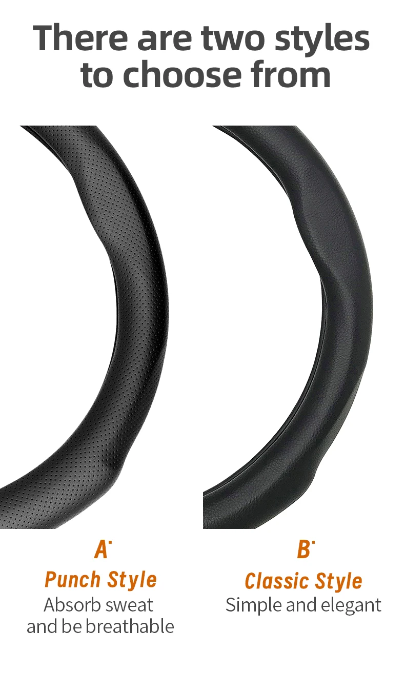 Für Mercedes-Benz Runde Lenkradabdeckung Ultradünnes Mikrofaserleder W204 Vito W203 W124 W210 Slk R171 W177 W639 W206 – Detail 9