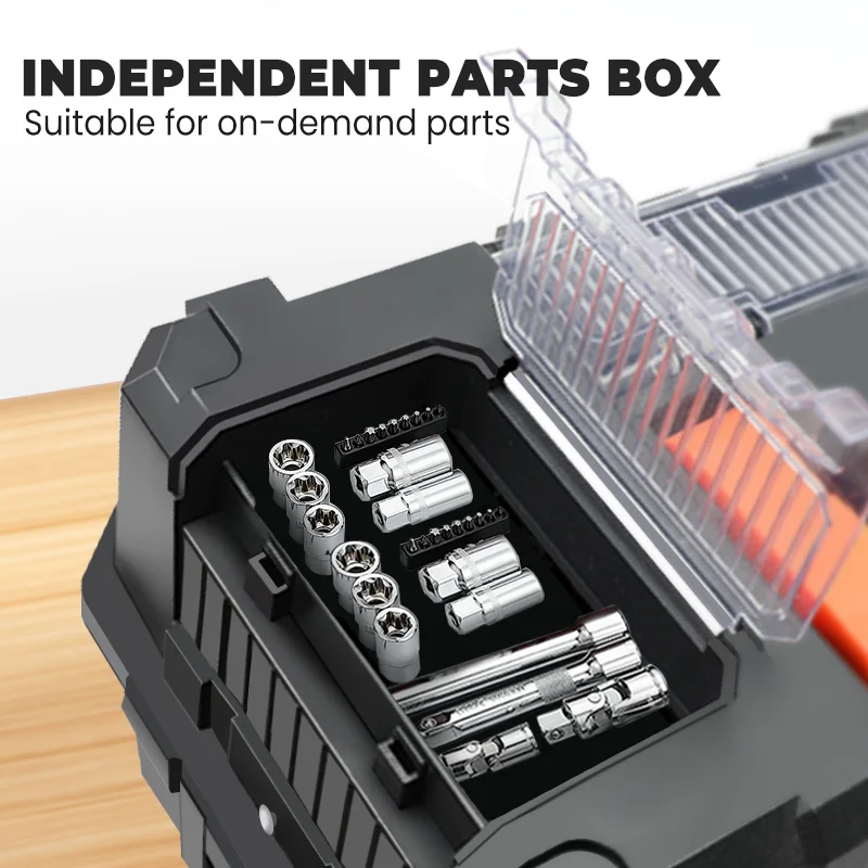Hardware Toolbox Home Multifunctional Large Capacity Thickened Maintenance Tool Storage Carrying Case