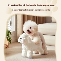 Small and medium-sized dog accompanied toys, 1:1 reduction of female dog form experience more real 3