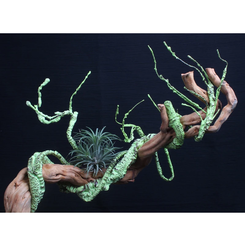 Rainforest Plants Vines Reptile Simulation Rattan Pet Tank Aquarium Landscaping Reptile Amphibians Lizard Decorative