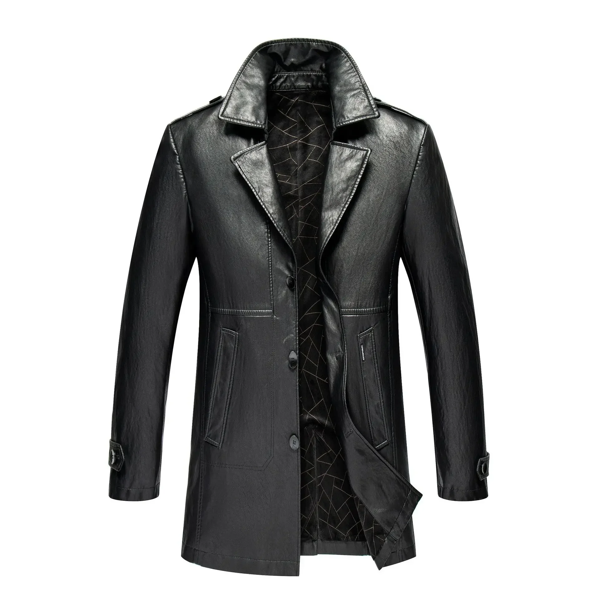 Купить Зимнее Кожаное Пальто Мужское