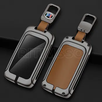 Custodia per chiave a distanza per auto in pelle metallica Shell per Mazda 3 Alexa CX30 CX-30 CX-5 CX5 CX-3 CX3 CX8 CX-8 CX-9 CX9 custodia protettiva Fob Bag