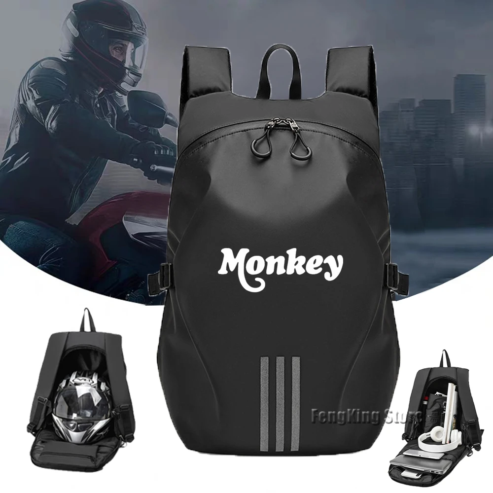 

for Honda Monkey 125 monkey Knight backpack motorcycle helmet bag motorcycle travel equipment waterproof and large capacity