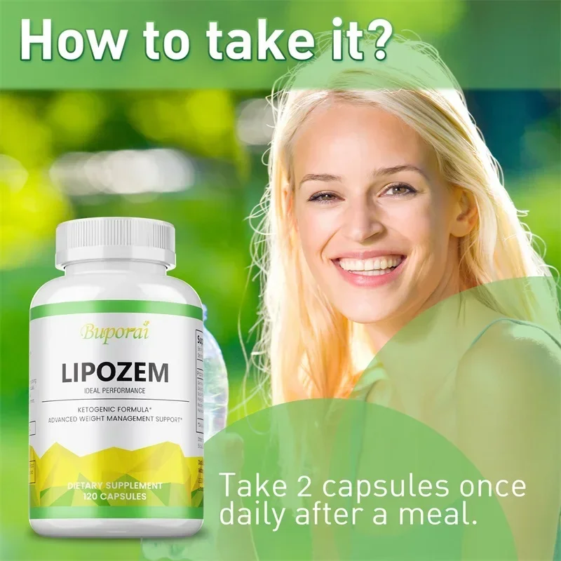 Lipozem Supplement-Digestive Health Appetite Suppression Metabolism Fat Burning Body Shaping digestive capsules