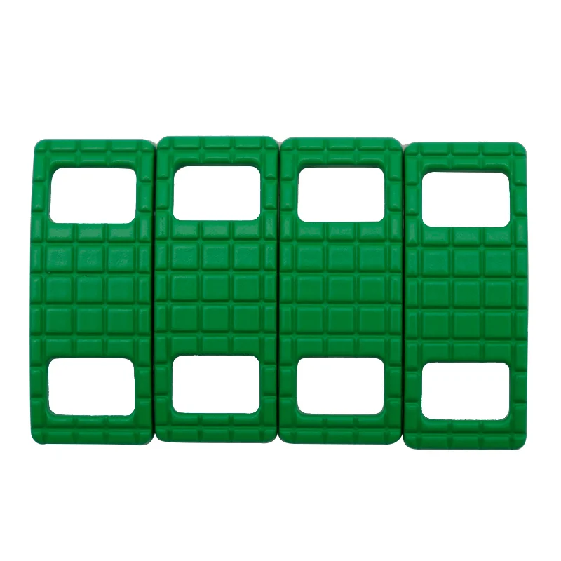 Coolstring 10*25MM Causal Canvas Green Flatlace Buckle For Widecord Grid Texture Trendy Men Women Necessary Shoelace Accessories