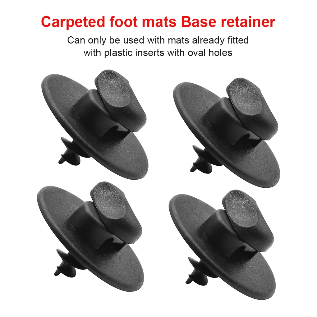 Car Carpet Clips Floor Mat Fixing Clamp Nonslip Fastener Grips 4 Pieces