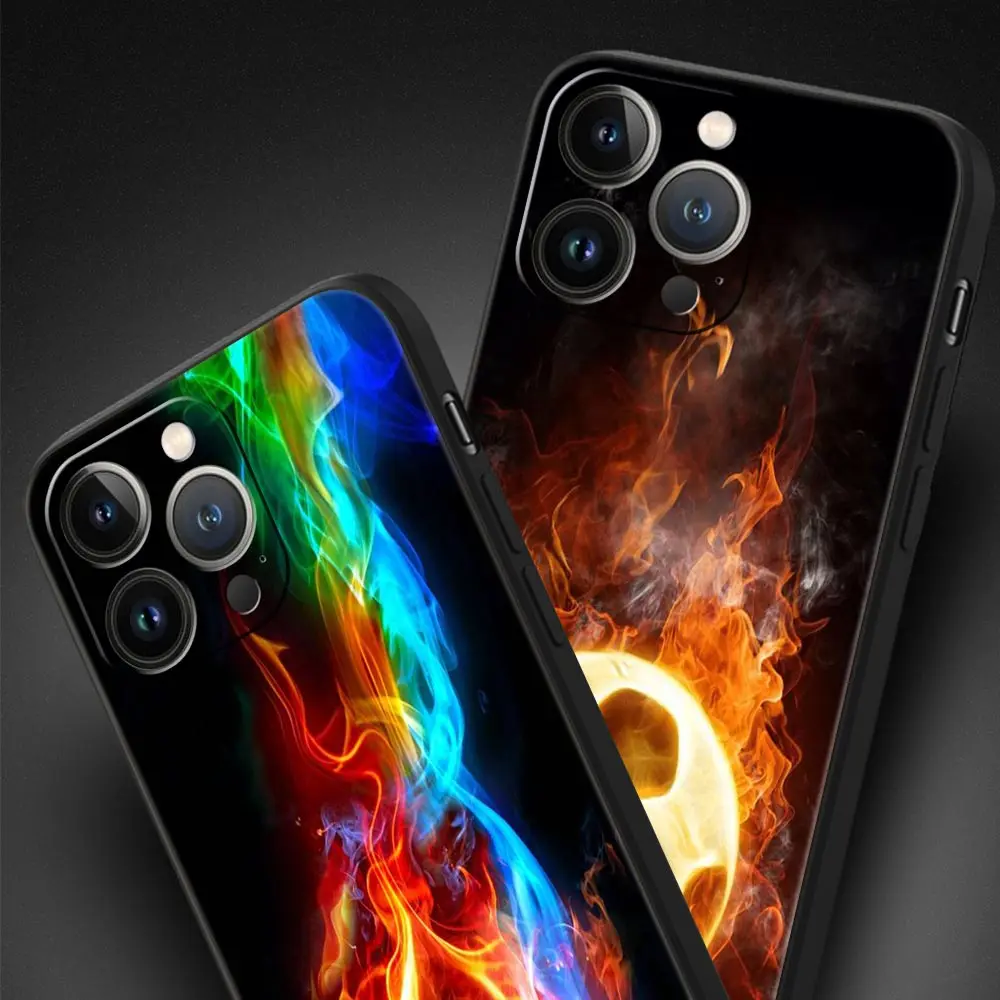 Luxury Black Protection Cover - Football Passion Soccer Ball Design Phone Case