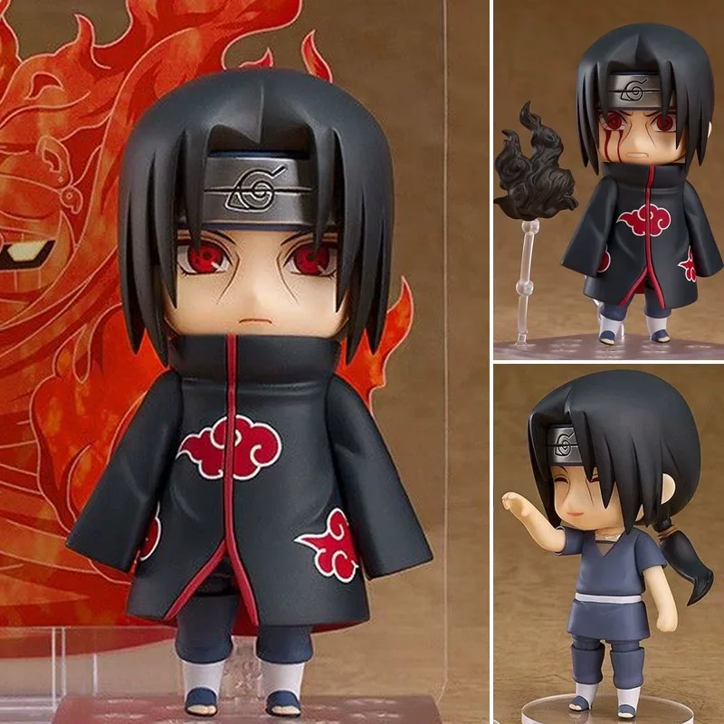 16pcs Nendoroid Naruto Shippuden Q Version Anime Action Figures - Articulated Collectible Toy Set Birthday Gift