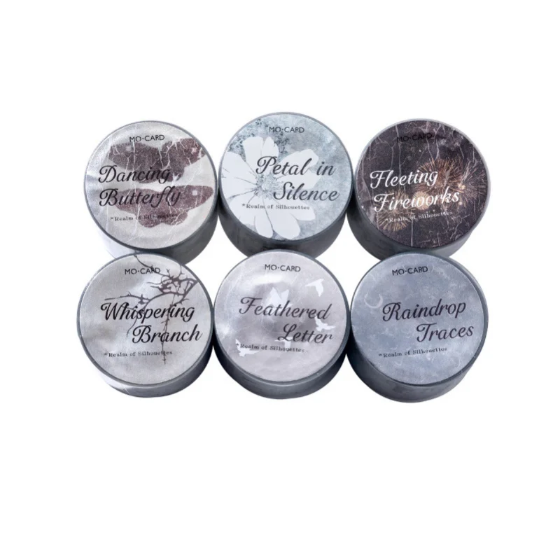 Retro Translucent Writable Journal Tape - Aesthetic Adhesive Decor