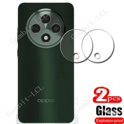 Premium 3D Camera Lens Film - Tempered Glass Protector Cover (2 - Pack) for 2PCS Lens Glass (For OPPO Reno12 F 5G)